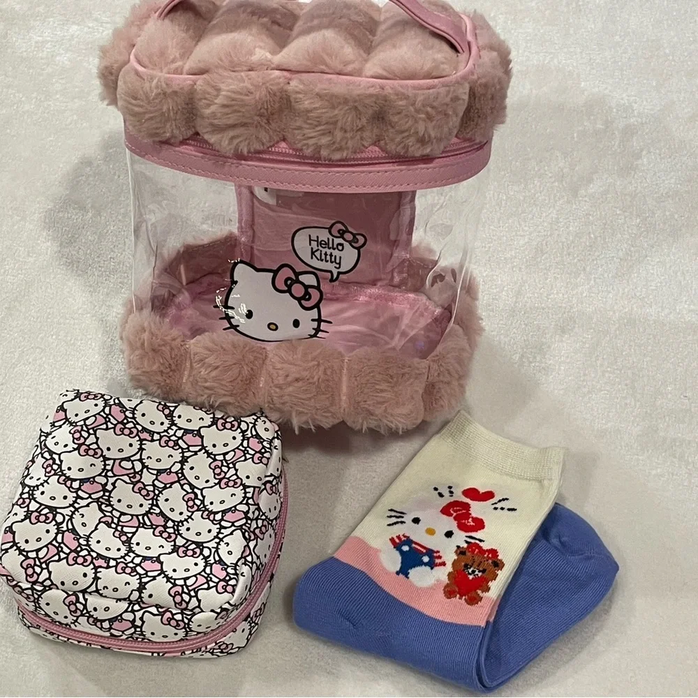 Sanrio Hello Kitty 3 pc Travel Accessories NWOT